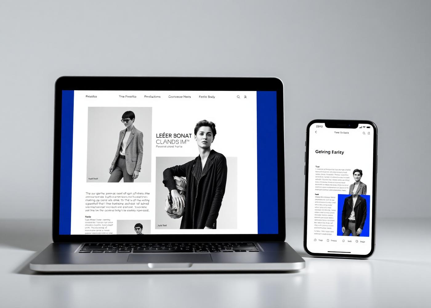 Atelier North website project presentation